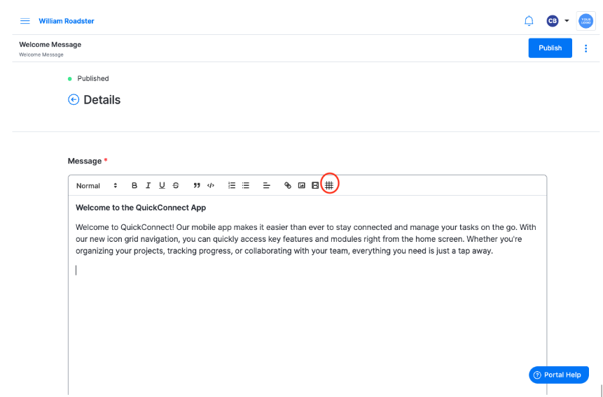 Grid Navigation – QuickResource