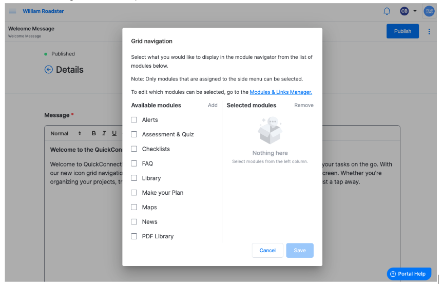 Grid Navigation – QuickResource